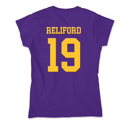 LSU - NCAA Football : Gabriel Reliford - Soft Style Women’s T-Shirt-1