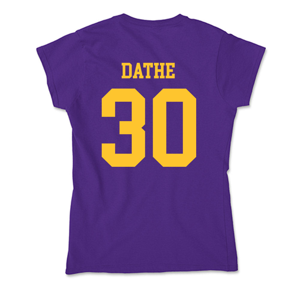 LSU - NCAA Baseball : Dax Dathe - Soft Style Women’s T-Shirt-1