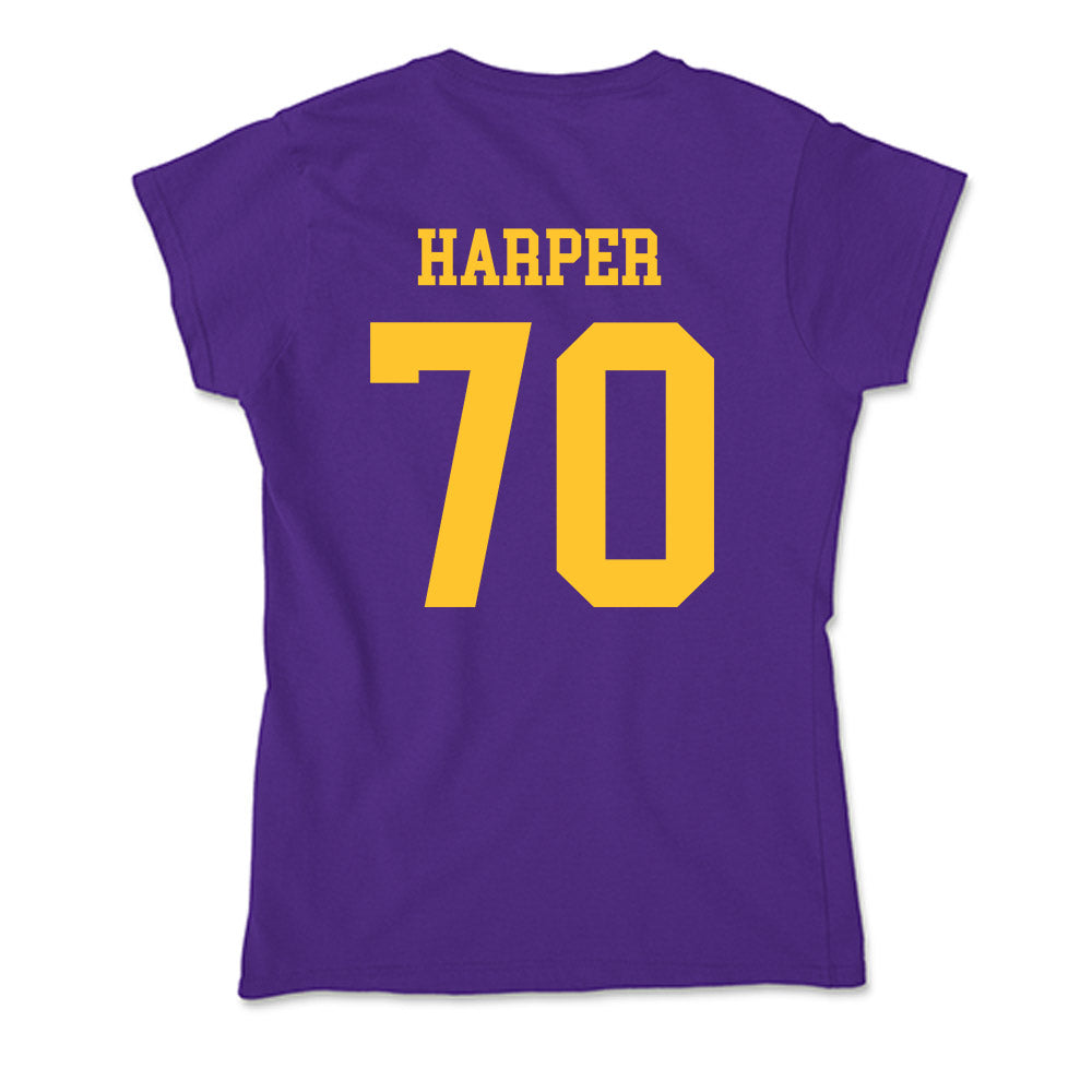 LSU - NCAA Football : Devin Harper - Soft Style Women’s T-Shirt-1