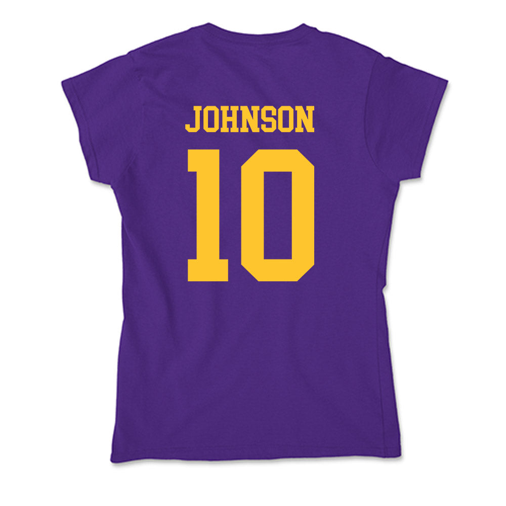 LSU - NCAA Softball : Rylie Johnson - Soft Style Women’s T-Shirt-1