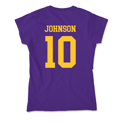 LSU - NCAA Softball : Rylie Johnson - Soft Style Women’s T-Shirt-1