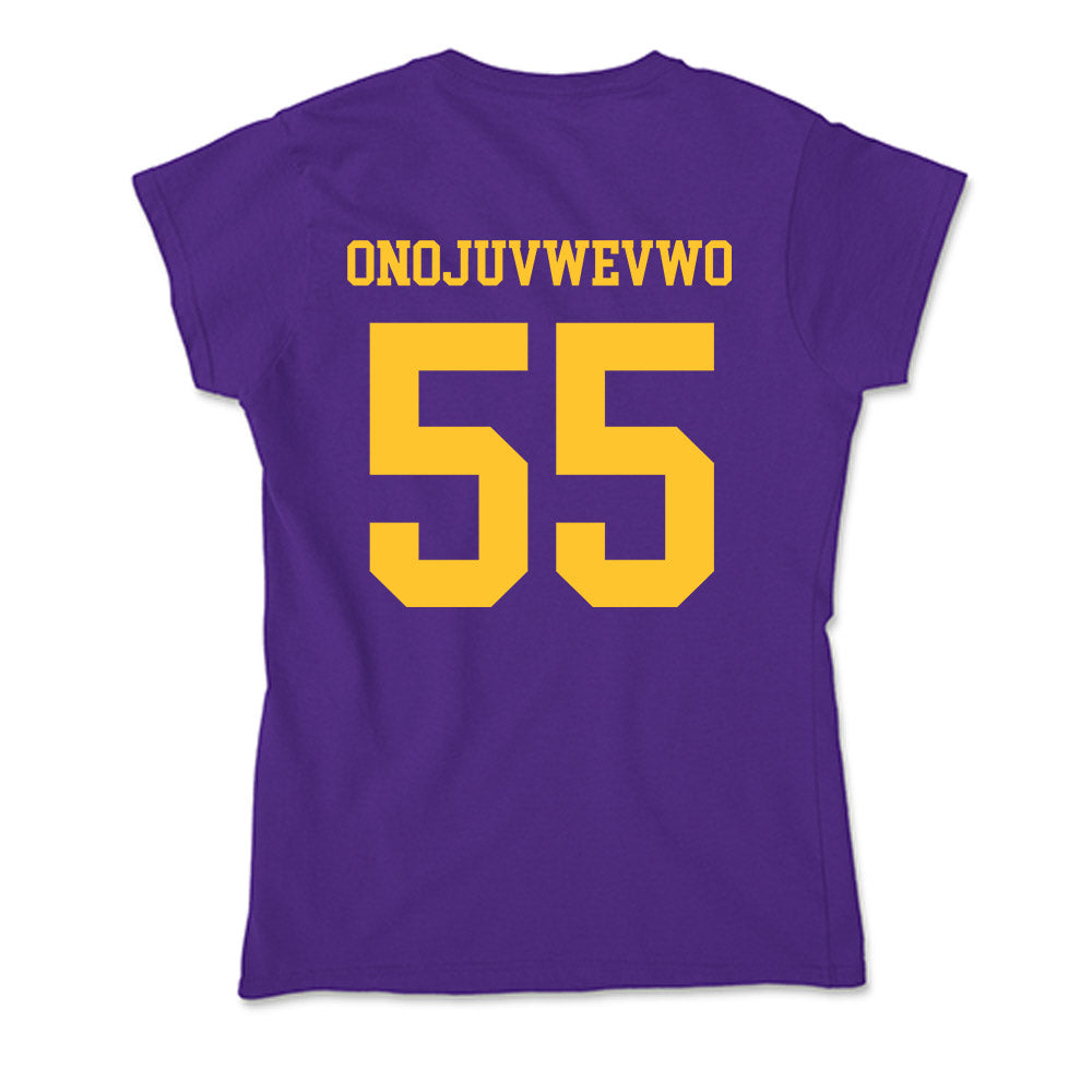 LSU - NCAA Women's Track & Field : Ella Onojuvwevwo - Soft Style Women’s T-Shirt-1