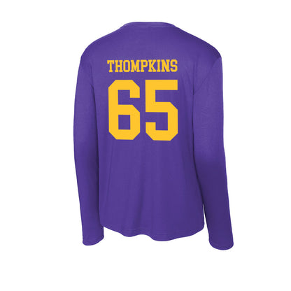 LSU - NCAA Football : Sean Thompkins - Activewear Long Sleeve T-Shirt-1