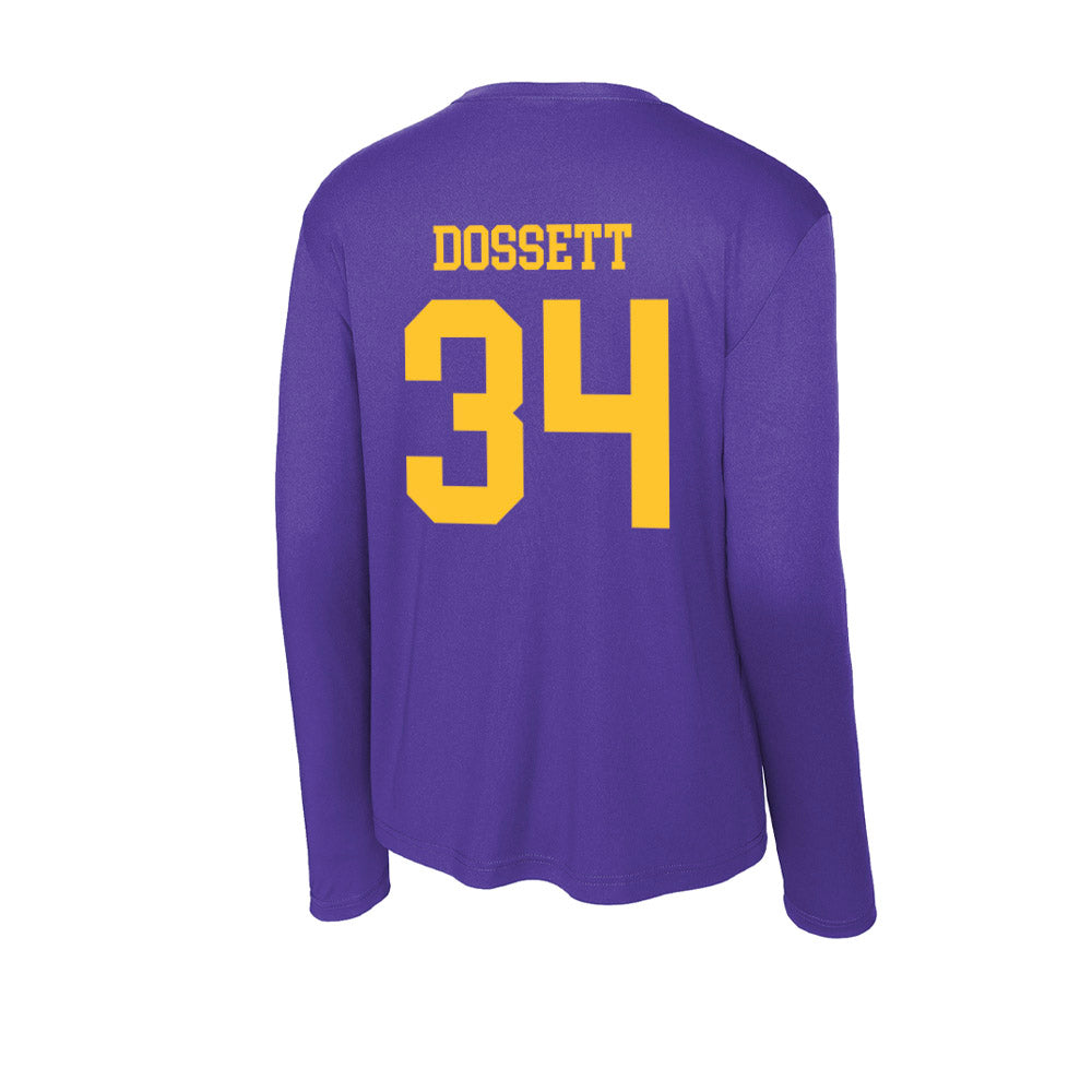 LSU - NCAA Football : Mason Dossett - Activewear Long Sleeve T-Shirt-1