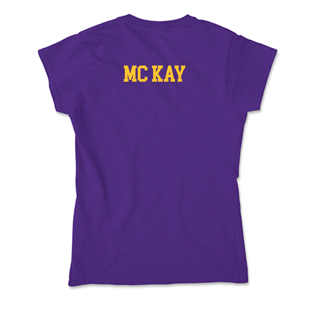 LSU - NCAA Men's Track & Field : Shakeem Mc Kay - Soft Style Women’s T-Shirt-1