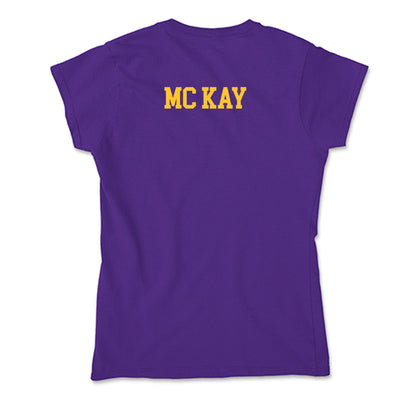 LSU - NCAA Men's Track & Field : Shakeem Mc Kay - Soft Style Women’s T-Shirt-1