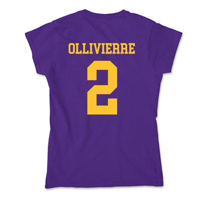 LSU - NCAA Women's Soccer : Jocelyn Ollivierre - Soft Style Women’s T-Shirt-1
