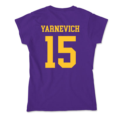 LSU - NCAA Women's Basketball : Meghan Yarnevich - Soft Style Women’s T-Shirt-1