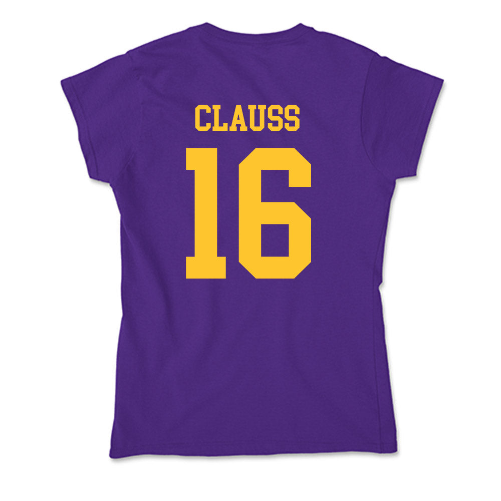 LSU - NCAA Baseball : Ethan Clauss - Soft Style Women’s T-Shirt-1