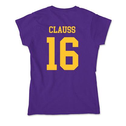 LSU - NCAA Baseball : Ethan Clauss - Soft Style Women’s T-Shirt-1
