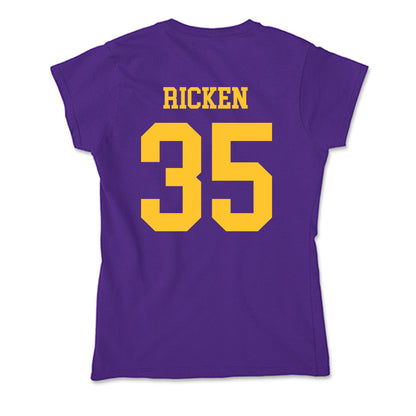 LSU - NCAA Baseball : Reagan Ricken - Soft Style Women’s T-Shirt-1