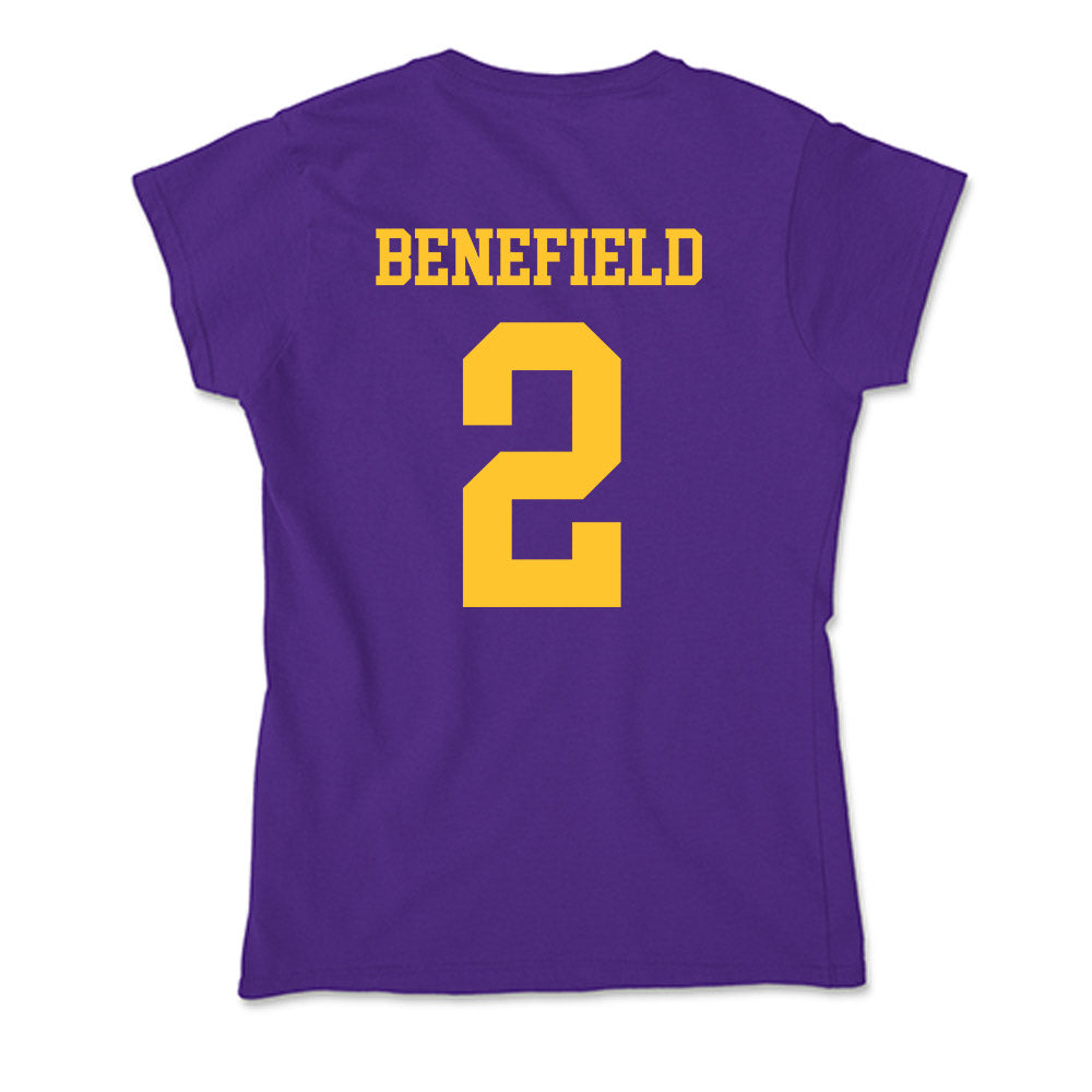 LSU - NCAA Football : Ty Benefield - Soft Style Women’s T-Shirt-1
