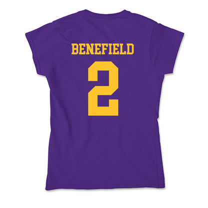 LSU - NCAA Football : Ty Benefield - Soft Style Women’s T-Shirt-1