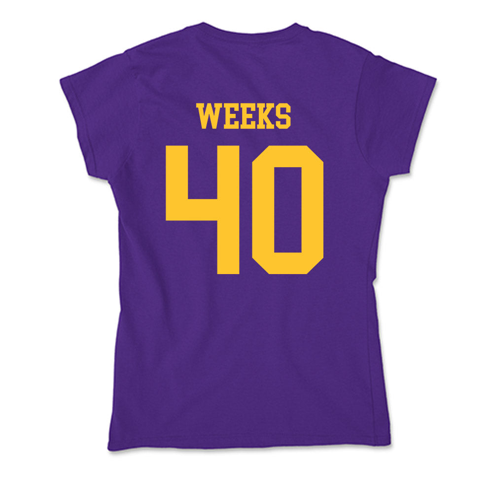 LSU - NCAA Football : Whit Weeks - Soft Style Women’s T-Shirt-1