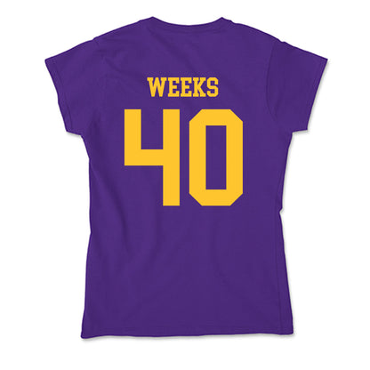 LSU - NCAA Football : Whit Weeks - Soft Style Women’s T-Shirt-1