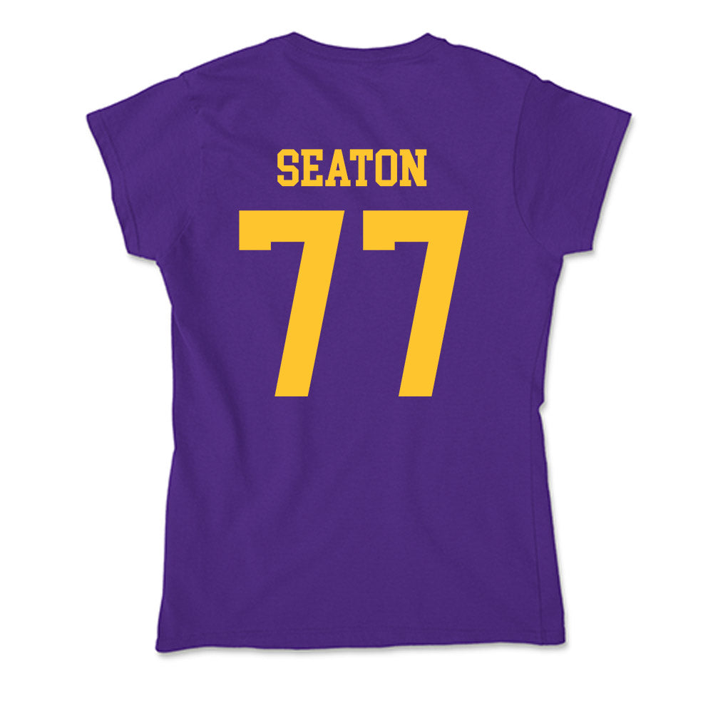 LSU - NCAA Football : Jordan Seaton - Soft Style Women’s T-Shirt-1