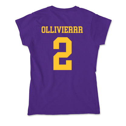 LSU - NCAA Women's Soccer : Jocelyn Ollivierrr - Soft Style Women’s T-Shirt-1