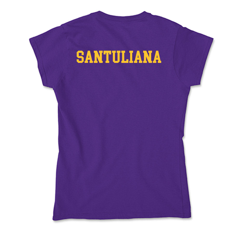 LSU - NCAA Women's Swimming & Diving : Nicole Santuliana - Soft Style Women’s T-Shirt-1