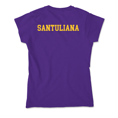 LSU - NCAA Women's Swimming & Diving : Nicole Santuliana - Soft Style Women’s T-Shirt-1