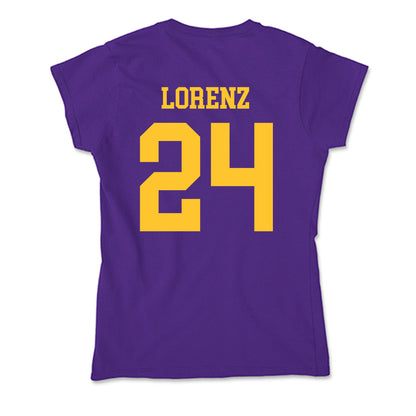 LSU - NCAA Softball : Charlize Lorenz - Soft Style Women’s T-Shirt-1