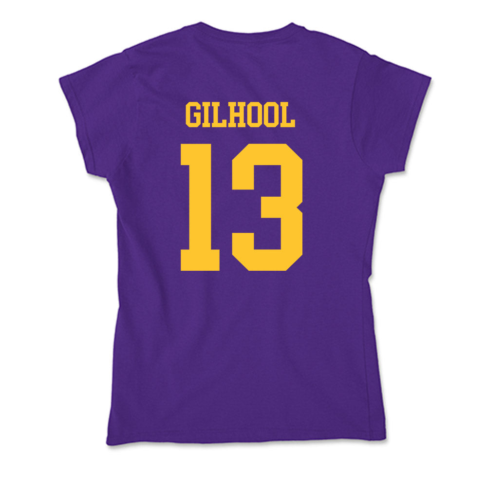 LSU - NCAA Men's Basketball : Matthew Gilhool - Soft Style Women’s T-Shirt-1