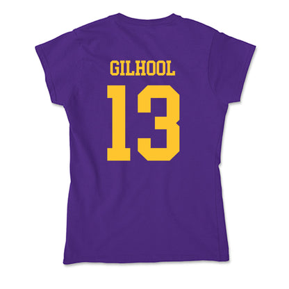 LSU - NCAA Men's Basketball : Matthew Gilhool - Soft Style Women’s T-Shirt-1