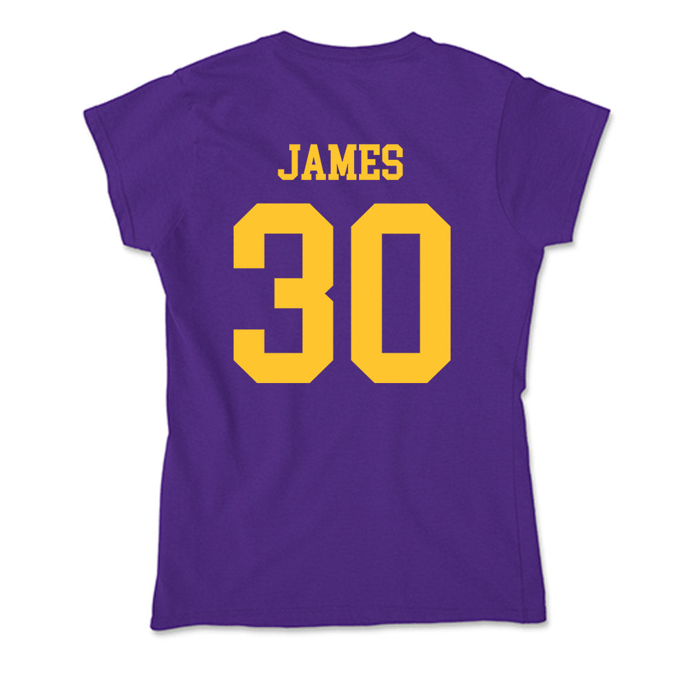 LSU - NCAA Football : Treylan James - Soft Style Women’s T-Shirt-1