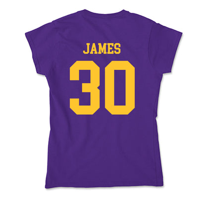 LSU - NCAA Football : Treylan James - Soft Style Women’s T-Shirt-1