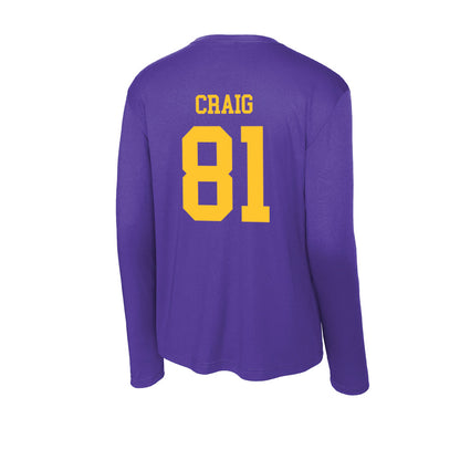 LSU - NCAA Football : Landon Craig - Activewear Long Sleeve T-Shirt-1
