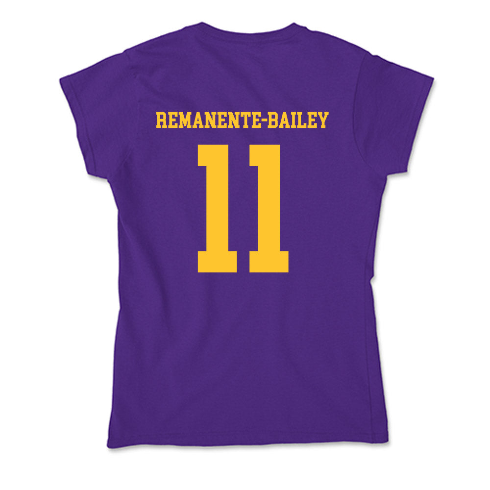 LSU - NCAA Women's Soccer : Sariyah Remanente-Bailey - Soft Style Women’s T-Shirt-1