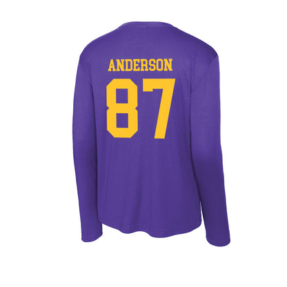 LSU - NCAA Football : JC Anderson - Activewear Long Sleeve T-Shirt-1