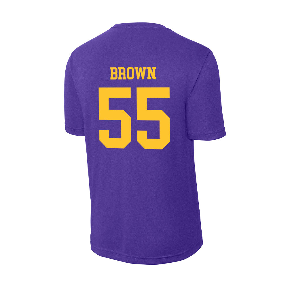 LSU - NCAA Football : Lamar Brown - Activewear T-Shirt-1