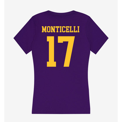 LSU - NCAA Softball : Paytn Monticelli - Women's V-Neck T-Shirt-1