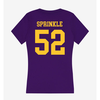 LSU - NCAA Football : Jaquan Sprinkle - Women's V-Neck T-Shirt-1