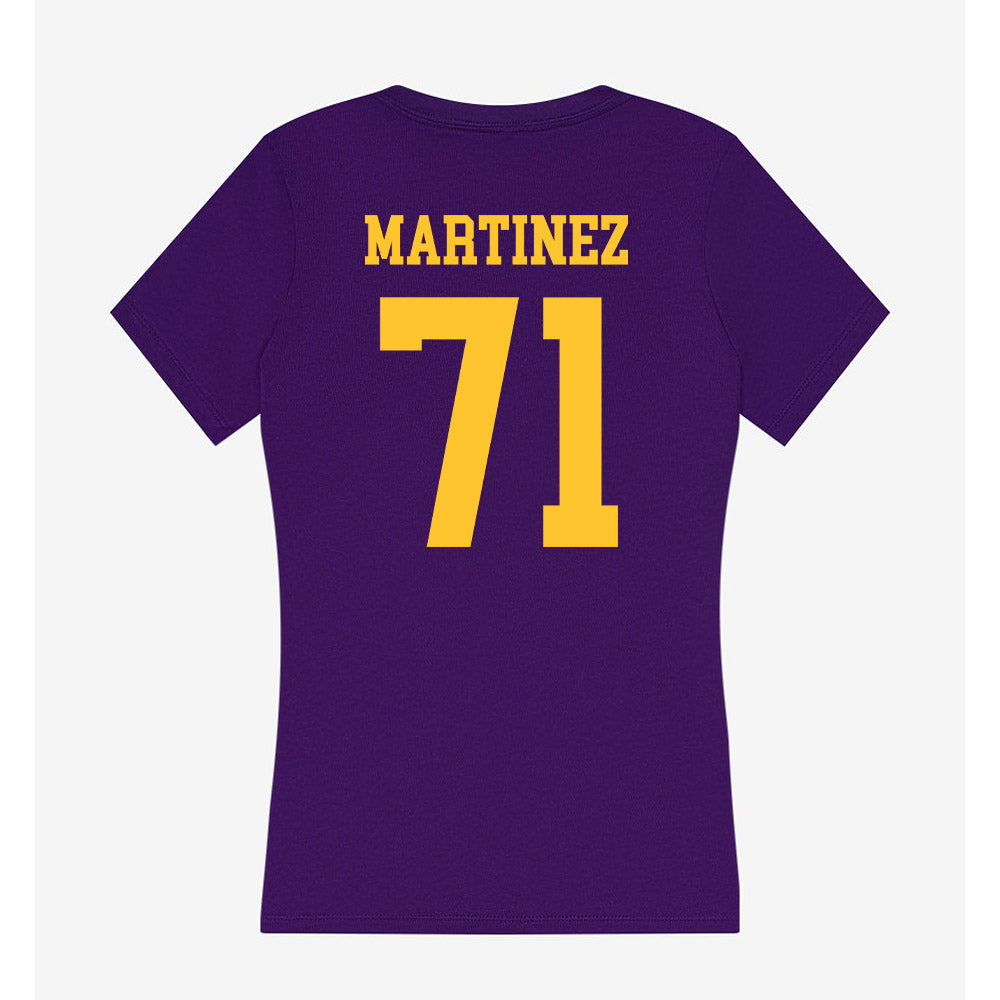 LSU - NCAA Football : Brysten Martinez - Women's V-Neck T-Shirt-1