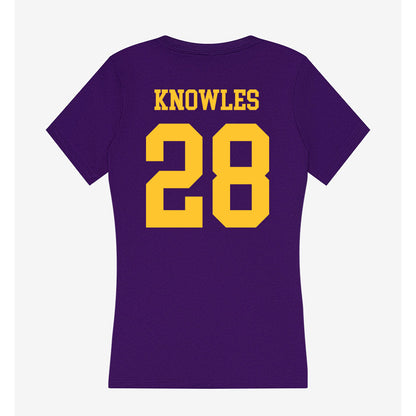 LSU - NCAA Women's Soccer : Brielyn Knowles - Women's V-Neck T-Shirt-1