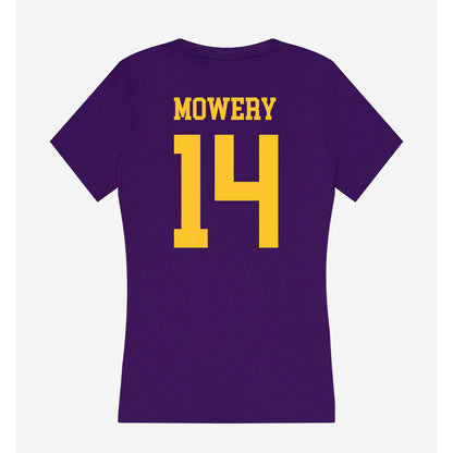 LSU - NCAA Softball : Ashlin Mowery - Women's V-Neck T-Shirt-1