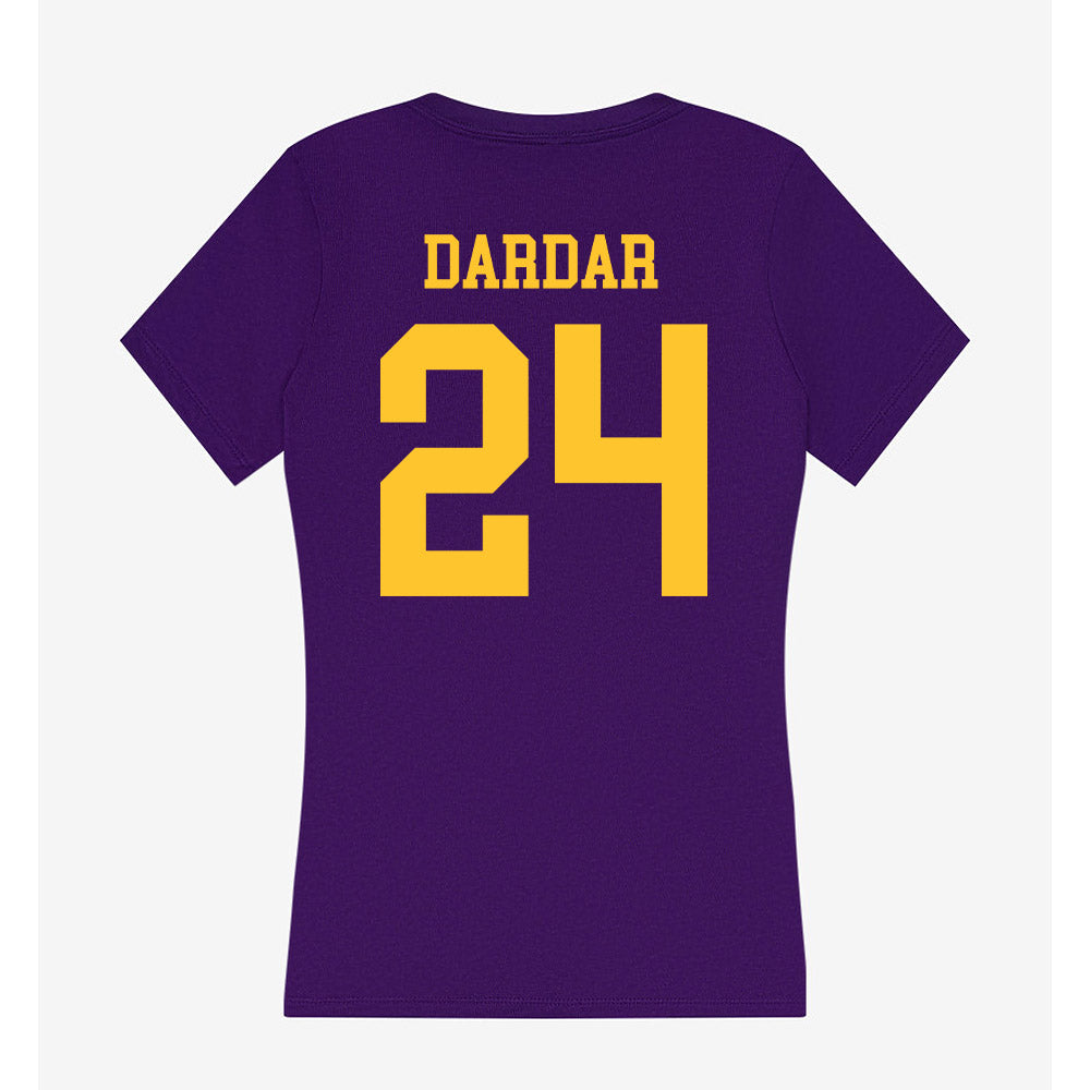LSU - NCAA Baseball : Seth Dardar - Women's V-Neck T-Shirt-1