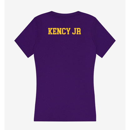 LSU - NCAA Football : David Kency Jr - Women's V-Neck T-Shirt-1