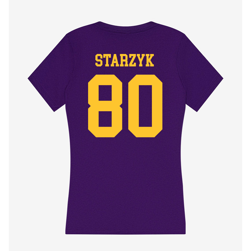 LSU - NCAA Football : Scott Starzyk - Women's V-Neck T-Shirt-1