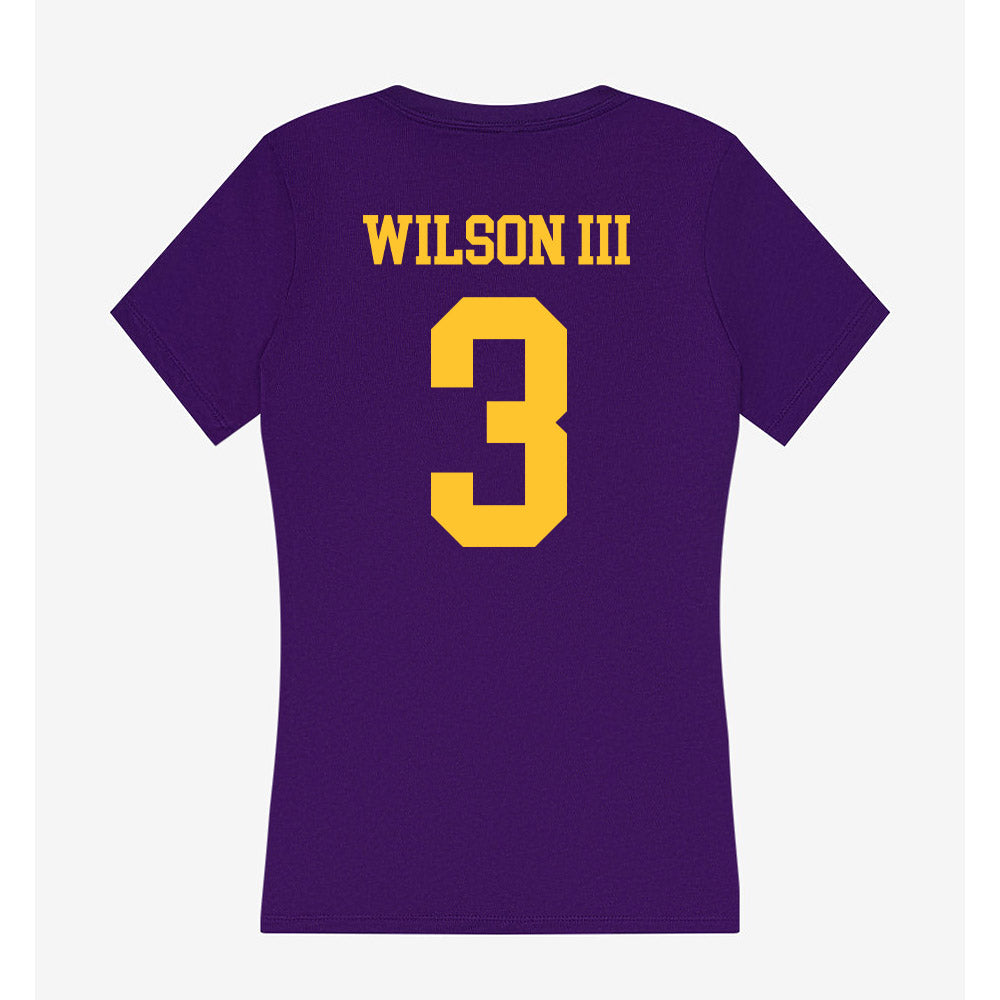 LSU - NCAA Football : Eugene Wilson III - Women's V-Neck T-Shirt-1