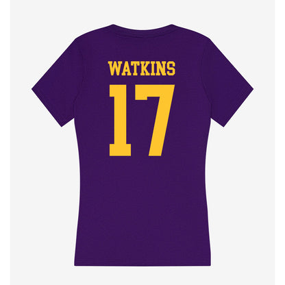 LSU - NCAA Football : Winston Watkins - Women's V-Neck T-Shirt-1