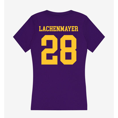 LSU - NCAA Baseball : Danny Lachenmayer - Women's V-Neck T-Shirt-1