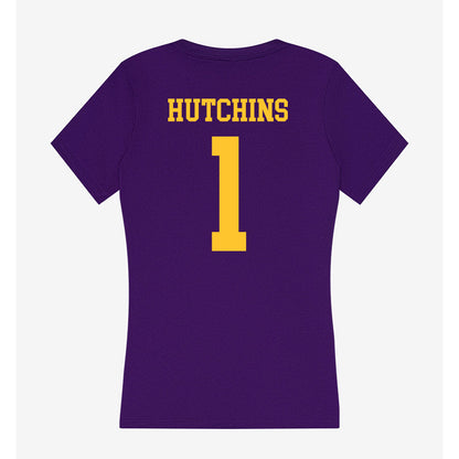 LSU - NCAA Softball : Ally Hutchins - Women's V-Neck T-Shirt-1