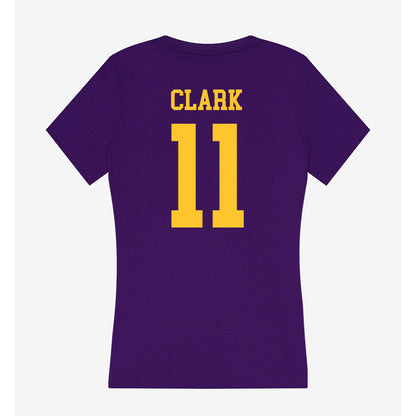 LSU - NCAA Football : Landen Clark - Women's V-Neck T-Shirt-1