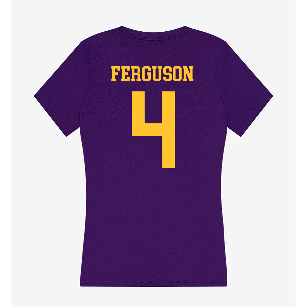 LSU - NCAA Women's Soccer : Jazmin Ferguson - Women's V-Neck T-Shirt-1