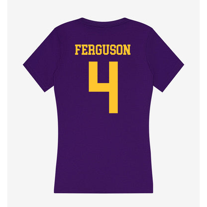 LSU - NCAA Women's Soccer : Jazmin Ferguson - Women's V-Neck T-Shirt-1