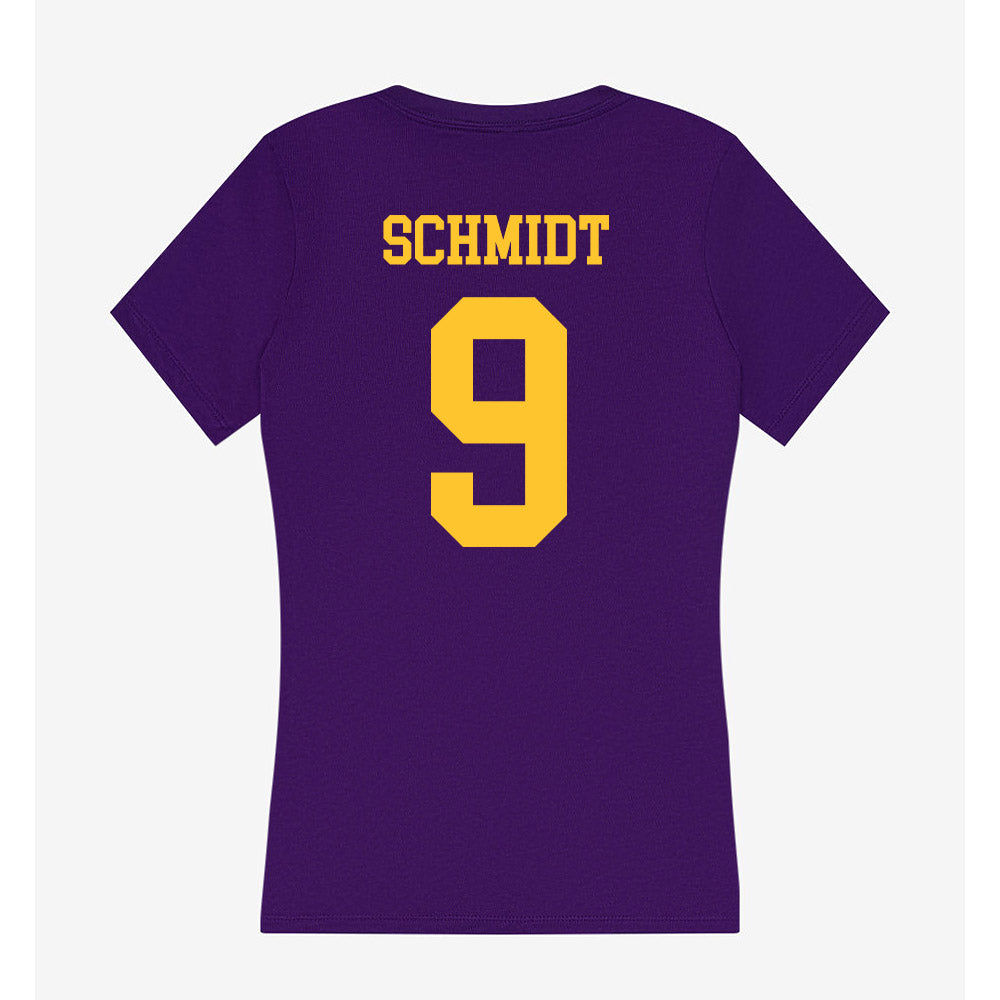 LSU - NCAA Baseball : William Schmidt - Women's V-Neck T-Shirt-1