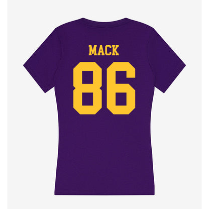 LSU - NCAA Football : Jabari Mack - Women's V-Neck T-Shirt-1