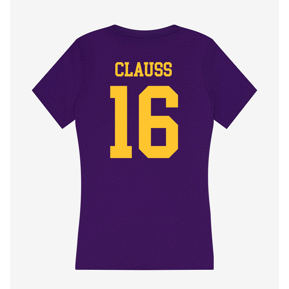 LSU - NCAA Baseball : Ethan Clauss - Women's V-Neck T-Shirt-1